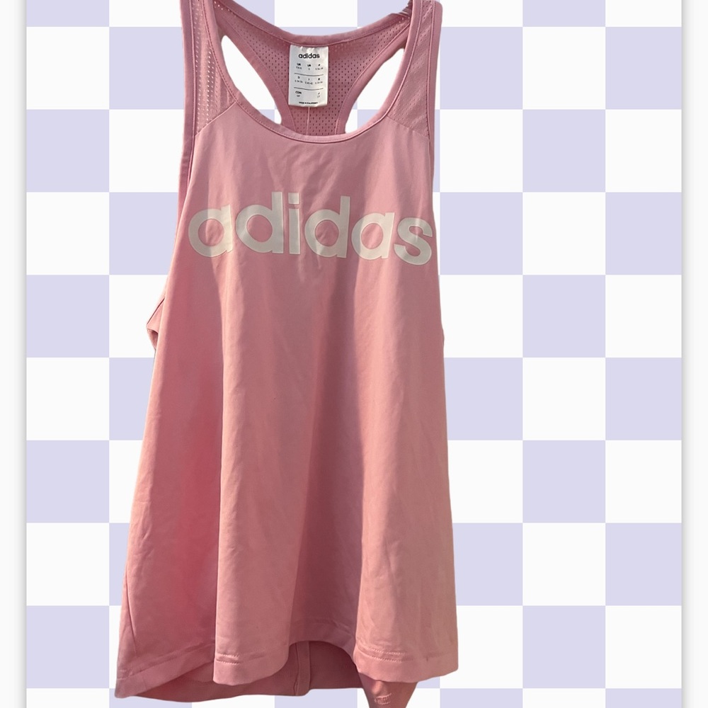 COPY - Adidas brand new with tags adorable pink tank with split in back so cute